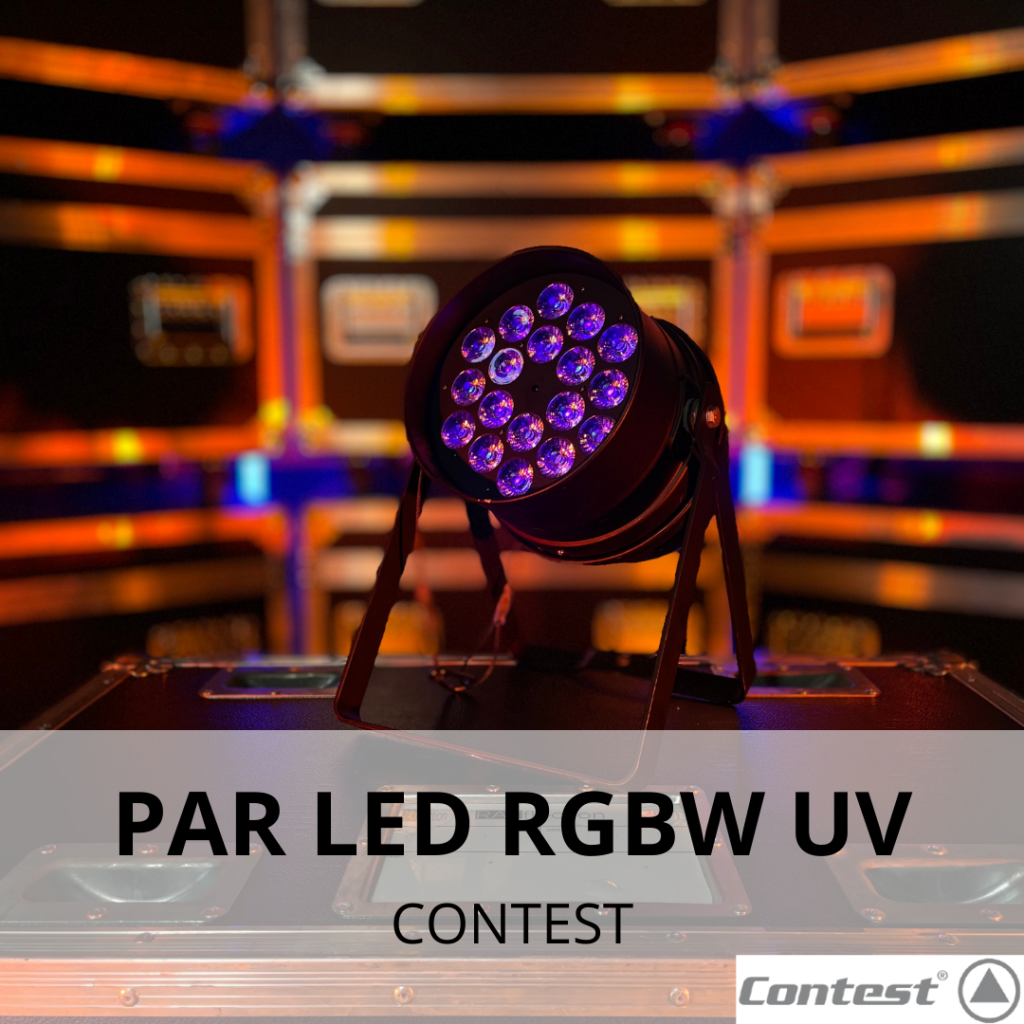 PAR LED RGBW UV - CONTEST